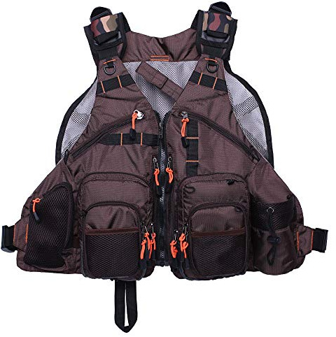 Kylebooker Fly Fishing Vest Pack Adjustable for Men and Women