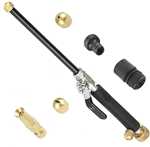 EDIONS Laveuses à Pression, Buse de pulvérisation pour laveuse à pression Baguette réglable de lavage à l'eau de nettoyage de vitre en verre pour l'arrosage de la fenêtre de la voiture de jardin