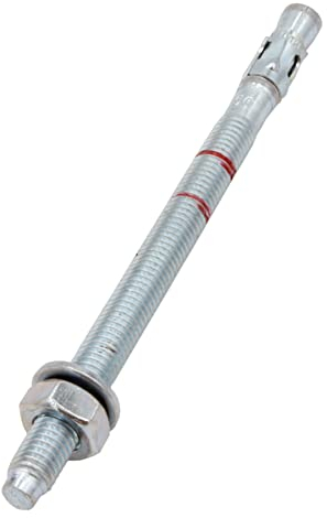 BRESKO Schwerlastanker (150 mm - 4er Set) M10 Bolzenanker verzinkt Schwerlastdübel Stahlanker Keilanker Ankerbolzen Schlaganker Betonanker Schraubanker