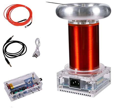 AYAY Musik Tesla Coil, Stark SSTC Music Tesla Coil Integrierte Lichtbogen-Löschen Tesla Lehre Modell High-Tech Spielzeug