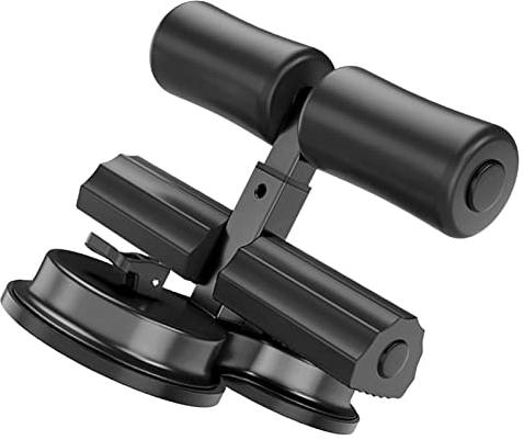 SPYMINNPOO Sit-Up-Bar, Tragbares Sit-Up-Assistant-Gerät für Fitness übungen bei Bauch Muskeln Ganzkörper Training (2 Farben) (Schwarz)