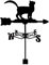 JISADER Weathervane - Indicador de dirección de 75 cm de alto, estilo clásico, para granero, granero, granero, decoración de gato