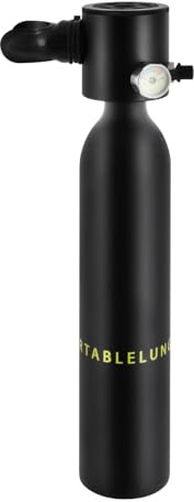 NadineDutol 0.5L Tauchflasche Sauerstoffflasche 3000psi Mini Taucherflasche, 200bar Sauerstofftank Taucher Set, Tragbare Tauchausrüstung zum tauchen mit 5 Bis 10 Minuten Tauchen