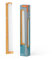 LEDVANCE da parete/specchio LED ORBIS Tube, vetro satinato/decoro legno, 12W, 1200lm, dimmerabile, 3000/4000K, diametro 60cm, protezione IP44 contro corpi estranei/spruzzi d'acqua