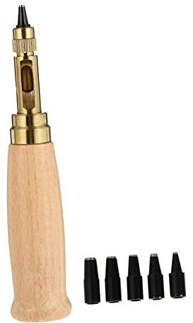 Operitacx 18stücke Lederlochstanzer Set Teiliges Automatisches Lochwerkzeug Legierungsstahl Mit Lochgrößen Für Handtaschen Und Bastelarbeiten