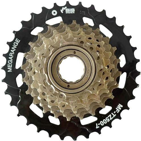 Aikolesa MF-TZ500-7 Bicycle Freewheel, 7 Speed Bike Freewheel, 14-34T Multiple Freewheel Cycling Replacement Part