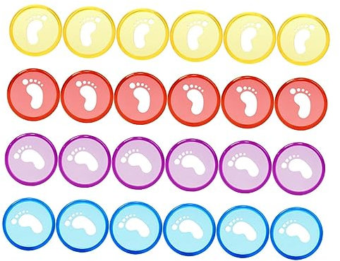 OSALADI 80pcs Multi-Color Loose Leaf Binder Disc Binding Discs for Easy Page Management Lightweight Smooth for Notebooks Organizers and Journals