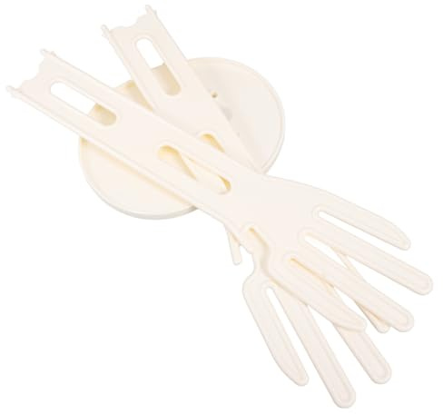 VALICLUD Suction Cup Rack and Water Collection Base, Kitchen Glove Holder Pp Detachable Drying Stand with Elevated Drainage, Beige Organiser for Sink Accessories