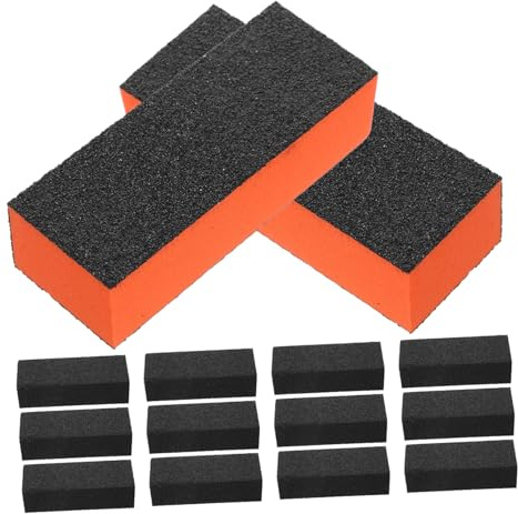 ERINGOGO 20 piezas Bloque Pulidor de Uñas Esponja de Mano Tres Caras para Manicura y Pedicura Reutilizable y Portátil para Cuidado y Pulido Preciso