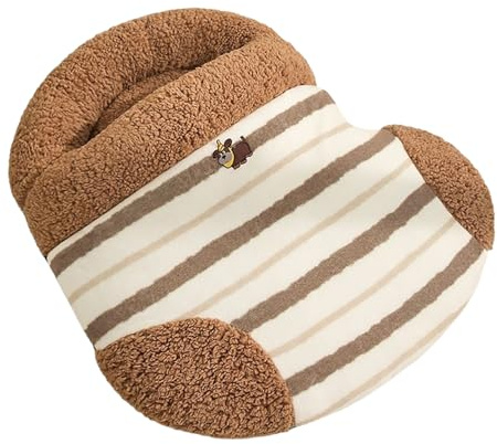 Générique Cachette pour Chat,Lit Caverne Confortable et Chaud Chien | Coussin Fermé Animal de Compagnie,pour Intérieur Et Extérieur Sol Voyage Balcon Salon Appartement Coin Bureaux Maison