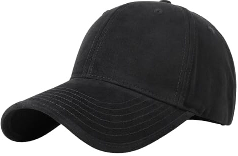 Cabirol Berretto Unisex Liscio in Cotone Dad Cap Regolabile Stile Casual Minimalista Diario per Uomo e Donna