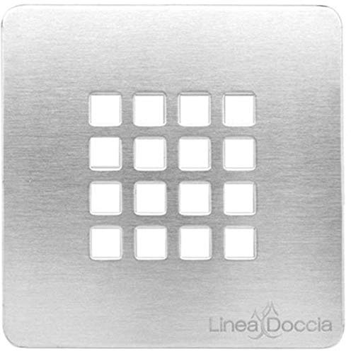 Dianhydro Griglia per Piatto Doccia Ribassato Simil-Stone-Cm 12,5 X 12,5
