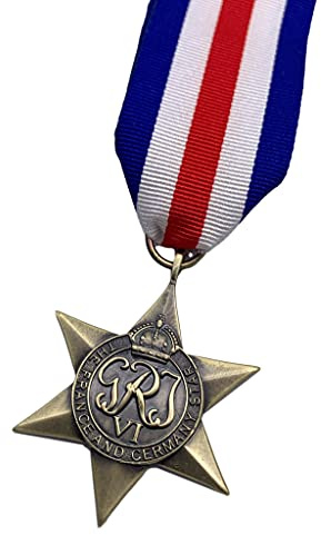 Hornbeam Militaria Replica France And Germany Star Campaign Medal, WW2, Copy