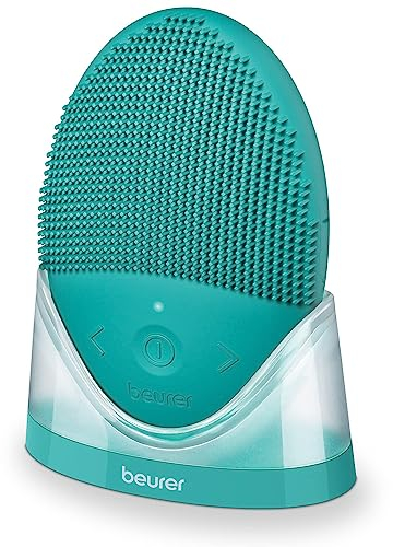 Beurer FC52 Laguna Face Brush, Silicone Cleansing Brush, Pore-Deep Cleansing and Facial Massager, Waterproof, Suitable for All Skin Types
