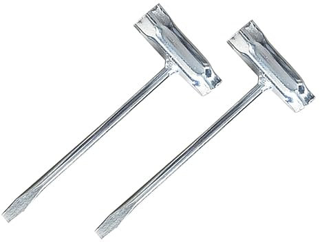 OSALADI Thickened Spark Plug Socket Wrench Set 2pcs 13mm 19mm Vehicle Socket Spanner for Car and Chainsaw Maintenance Silver