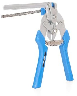 BSD Pince de fixation pour grillage avec 600 agrafes E - Outil ergonomique en acier galvanisé pour installations rapides et durables des filets de clôture.