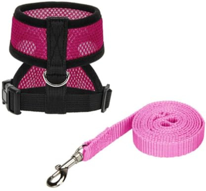HEMOTON Hühnerweste Und Leine Aus Canvas-Material Für Hühner Hühnergeschirr Und Leine Für Haustiertraining Geeignet Für Outdoor-aktivitäten Leicht Und Robust