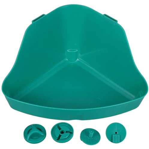 MERRYHAPY Bac à Litière D’Angle pour Lapins et Petits Rongeurs Plastique Taille M 315×20×15 CM Support Mural pour Hamster Nain Chinchilla Gerbille – Bac à Sable et Toilettes Optimisé
