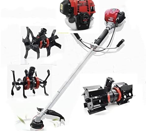 GX50 Brush Cutter 3 in 1 Weed Eater Lawn Mower Cultivator Tiller 4 Strokes Pruner Trimmer rototiller