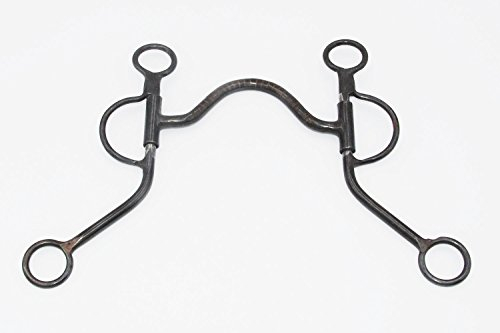 Amesbichler Reitsport Training Snaffle Westerntrense Westerngebiss mit Kupfereinlage, 12,5 cm