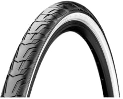 Continental - Continental 47-622 Ride City (28 x 1,75 Zoll) Schwarz/Weiß Drahtreflexreifen - 1 Stück