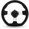 QOTSTEOS Off-Road Kart Steering, 270mm Iron Steering Wheel Fit for Compatible with Go Kart Cart Racing Bike