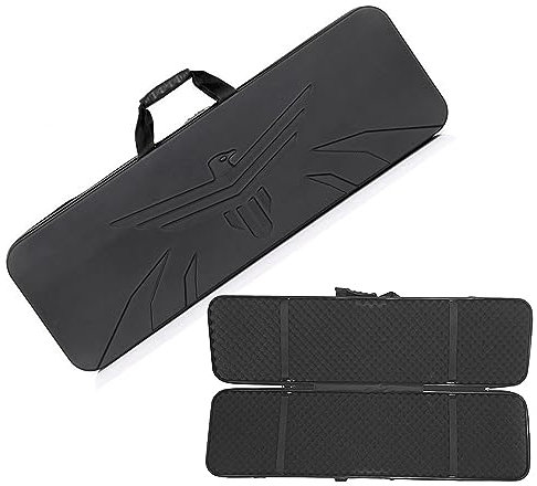 Langwaffe Koffer, Taktischer Gewehr-Hartschalenkoffer, 45/65/80/90100/120cmJagdkoffer, Transportkoffer Schutzkoffer Schaumstoff Hartschale Fotokoffer Kamerakoffer A,45 * 30 * 10cm