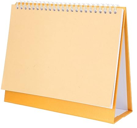 MAGICLULU Blanko Tischkalender Leerer Kalender Handbemalter Kalender Minikalender zum Aufstellen für Zuhause Büro Bücherregal als Geschenk zum Malen und Zeichnen