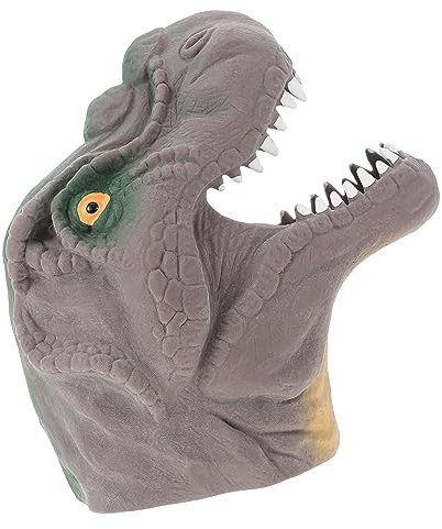 Hohopeti Dinosaurier Fingerpuppen Kinder Fingerpuppenspielzeug Aus Kunststoff Dino Kopf Kleiner Fingerspielzeug Kinderspielzeug Lehrmodell