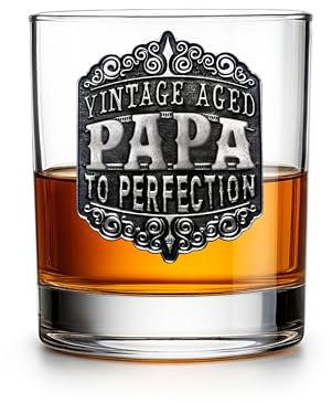 De Walden Papa Birthday Whisky Vodka Rum Spirits Glass Personalised Engraved Unique Gift
