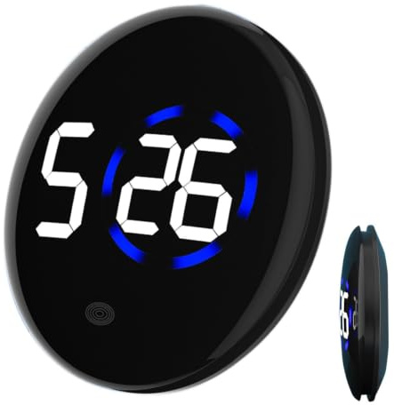 Quorvex Reloj para Coche - Cronómetro Digital Multiusos,Reloj De Tablero Adhesivo Resist. Agua Para Coche Camión Autocaravana Moto Senderismo Camping