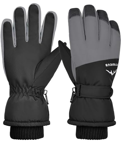Fygicub Winter Gloves for Men Women,Thermal Waterproof Winter Gloves,Windproof Touchscreen for Skiing,Outdoor Activities