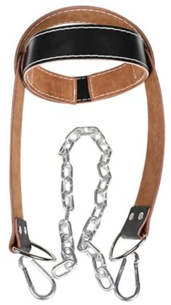 Healifty Arnés de Entrenamiento de Fuerza para Cuello y Hombros, Ajustable, Resistente, Color Negro Piel, Soporte Portátil para Ejercicios de Fortalecimiento y Entrenamiento de Pesas