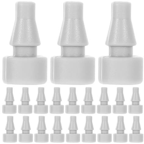 LOLIPPYY Lot de 30 Pieds en Silicone Gris Ø5,3 Mm Rainure pour Mijoteuse – Inserts Remplaçables Antidérapants pour Appareils Cuisine, Outils de Chefs Professionnels, Accessoires