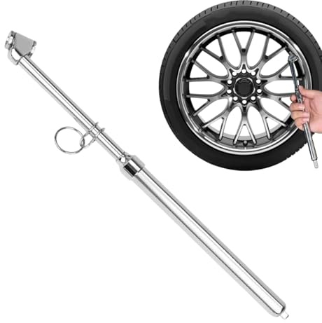 Pression de jauge de pneu d'air, crayon de pression du pneu à jauge d'air,Outil de vérificateur de stress des pneus lourds pour le camion | Tester de la pression de la de la Ti