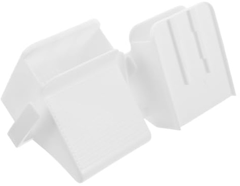 TINEASUR 2 St Plast Duschfotstöd med Halkfri Ytfinish och Dubbla Stöd Väggmonterad Borrning Ergonomisk Fotpedal för Äldre och Gravida Kompakt Design för Små Badrum och Säker Användning i