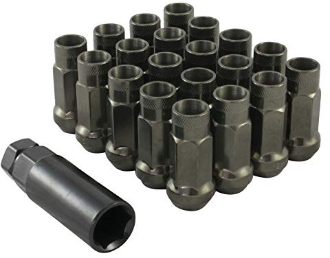 Lug Nuts Radmuttern Stahl M12x1,5 | Titanfarben