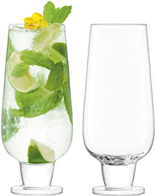 LSA International Rum Mixer Glass 550ml Clear | Set of 2 | Mouthblown & Handmade Glass | RU02