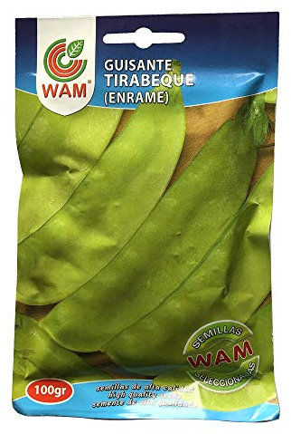 Semillas de GUISANTE TIRABEQUE CAROUBY WAM - Sobre 100 gr