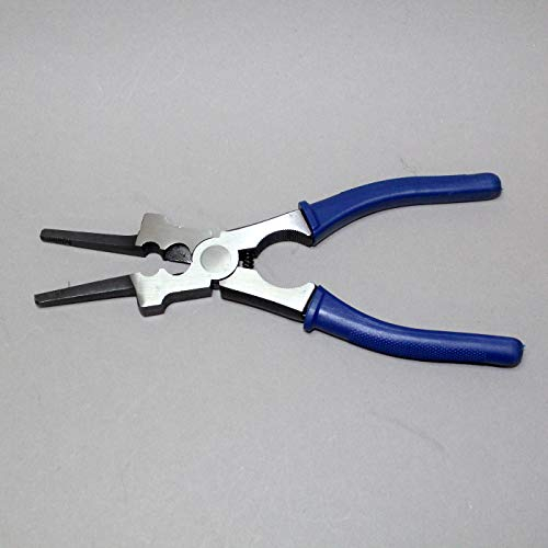 Semp MIG MAG WELPER Spezialzange Schweißerzange Gr.2 Nachbau, Schweißzange, 7 verschiedene Funktionen, Entfernen von Schweißspritzern, Schlackehammer, Seitenschneider