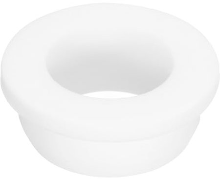 sourcing map T Type Rubber Grommet Mount Dia 36.3mm ID 25mm Seal Protection Flexible Hole Plugs for Cable Pipe White