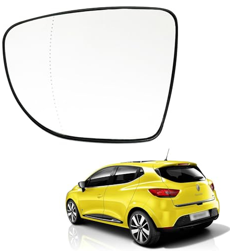 Ruolin Vetro Specchietto Retrovisore Sinistro, Vetro Specchio Retrovisore Esterno Auto Compatibile con Renault Clio 4 Captur Zoe 2013-2020