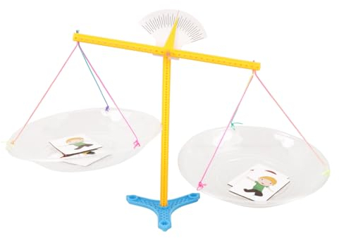 Vaguelly 1 Satz selbstgemachte Waage wissenschaftliches Spielzeug handgemachtes Spielzeug interaktives Spielzeug Kinder lernspielzeug Spielzeug für wissenschaftliche Experimente Plastik