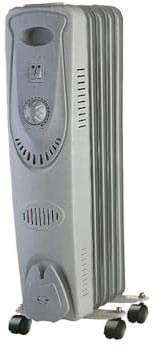 Radiador de aceite 13 elementos, diseño nórdico, eficiente, silencioso, ideal para calentar espacios pequeños y medianos.