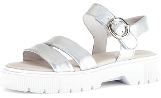 Gabor dam remsandaler, damsandaler, Silver 61, 40 EU