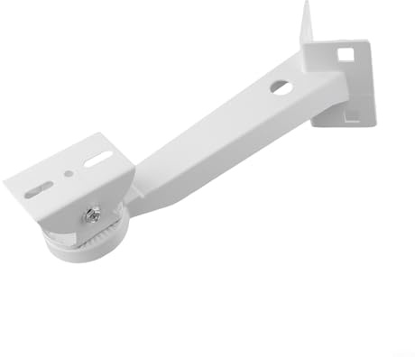 Soporte de montaje de cámara de seguridad de aluminio robusto con ángulos ajustables, perfecto para instalaciones de pared o esquina al aire libre (1 unidad)