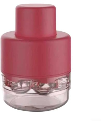 Dénoyauteur manuel 7 en 1 pour la cuisine et le pique-nique, multifonction pour le traitement et le retrait des cerises (rouge)