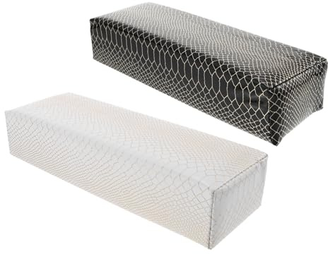 Anneome 2pièces Repose-mains pour Nail Art Coussin de Manucure Pratique Repose-bras pour Salon Lot de Repose-mains Coussin de Repos pour Ongles