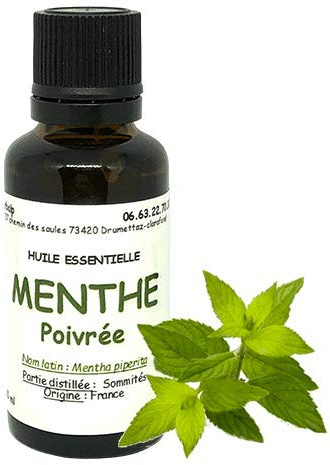 Huile essentielle de Menthe poivrée (100 ml) Mentha piperita
