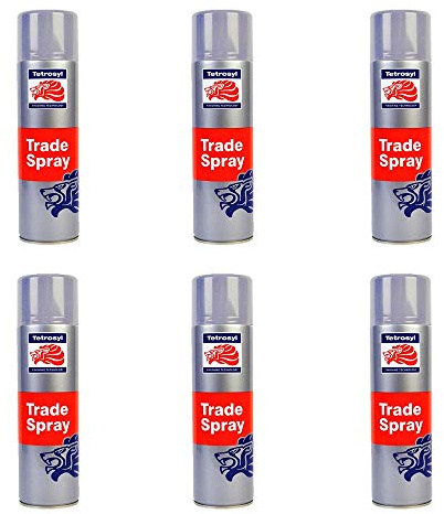 Tetrosyl ATS017 Trade Spray Paint Silver Wheels 500ml x 6